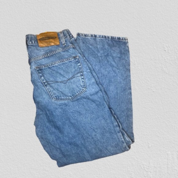 Vintage 90s Anchor Blue Mom Jeans Size 30 - Picture 1 of 7